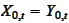 $X_{0,t}=Y_{0,t}$